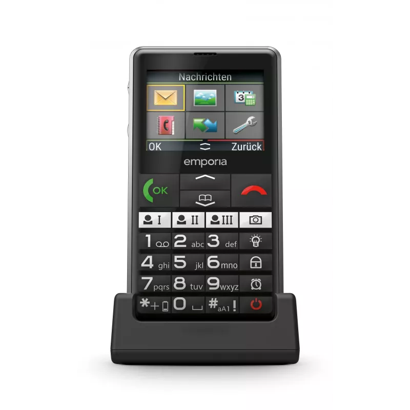 Emporia emporiaPURE-LTE 5.87 cm (2.31 inch) 107 g Black Senior phone