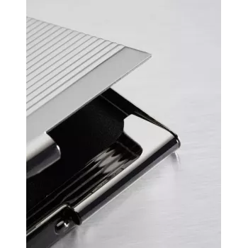 Business Card Holder Sigel VZ130 Chrome Black