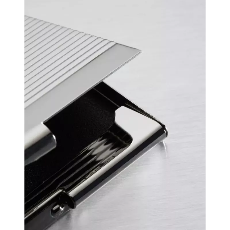 Business Card Holder Sigel VZ130 Chrome Black