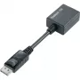 Techly DisplayPort DP to VGA Adapter M F IADAP DSP-250, 0.07 m, DisplayPort, 2 x VGA (D-Sub), Male, Female, 1920 x 1200 pixels