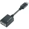 Techly DisplayPort DP to VGA Adapter M F IADAP DSP-250, 0.07 m, DisplayPort, 2 x VGA (D-Sub), Male, Female, 1920 x 1200 pixels