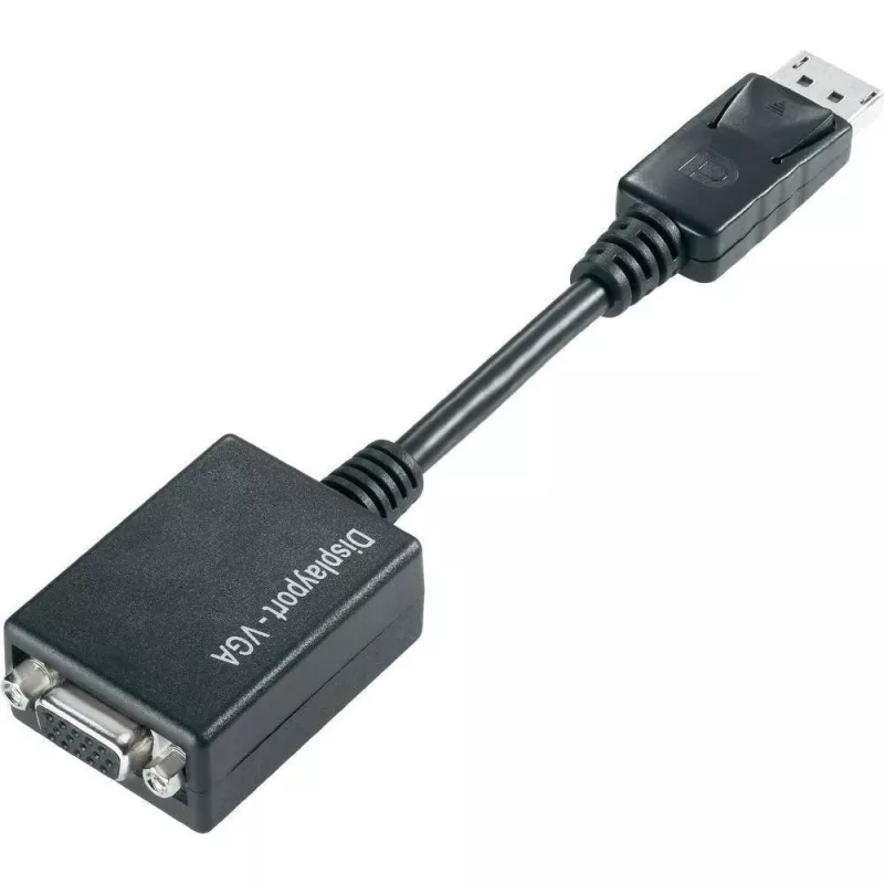 Techly DisplayPort DP to VGA Adapter M F IADAP DSP-250, 0.07 m, DisplayPort, 2 x VGA (D-Sub), Male, Female, 1920 x 1200 pixels