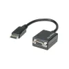 Techly DisplayPort DP to VGA Adapter M F IADAP DSP-250, 0.07 m, DisplayPort, 2 x VGA (D-Sub), Male, Female, 1920 x 1200 pixels