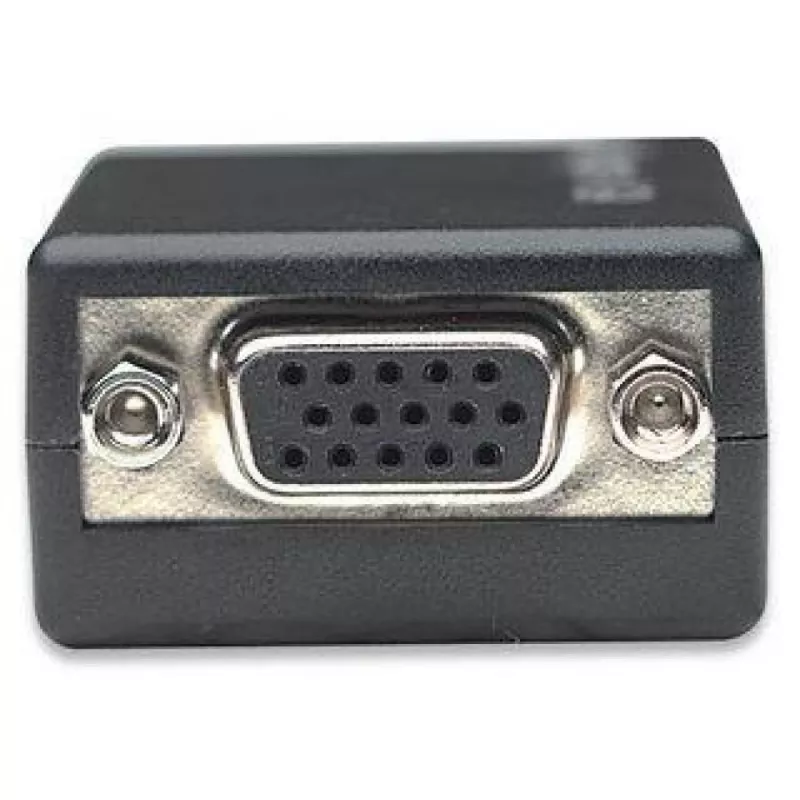 Techly DisplayPort DP to VGA Adapter M F IADAP DSP-250, 0.07 m, DisplayPort, 2 x VGA (D-Sub), Male, Female, 1920 x 1200 pixels