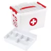 Storage box Sunware Q-line Rectangular Red White
