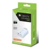 Techly IPW-PD140W-WH mobile device charger Power bank, Smartphone, Tablet, Universal White AC Fast charging Indoor