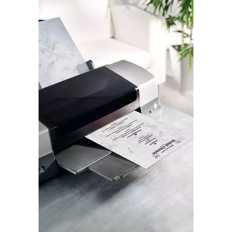 Marbled Papers Sigel DP371 100 Sheets Grey White 90 g/m²
