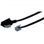 Cable RJ-11 Schwaiger 10m TAE-N Black