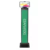 Multimedia stand Compulocks Universal Tablet Cling Brandable Floor Stand Black