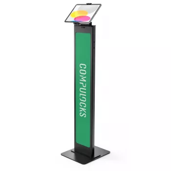 Multimedia stand Compulocks Universal Tablet Cling Brandable Floor Stand Black