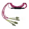 BlueOptics CBL-MPO12-4LC-OM4-10M InfiniBand Fibre Optic Cable 10m MPO/UPC 4x LC Duplex/UPC