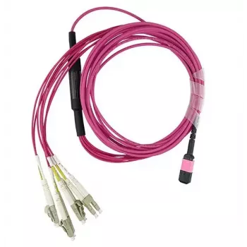BlueOptics CBL-MPO12-4LC-OM4-10M InfiniBand Fibre Optic Cable 10m MPO/UPC 4x LC Duplex/UPC