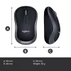 Mouse Logitech M185 swift Wireless Gray