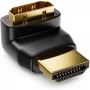 Techly HDMI Adapter M / F Angled L IADAP HDMI-L, HDMI, HDMI, Black