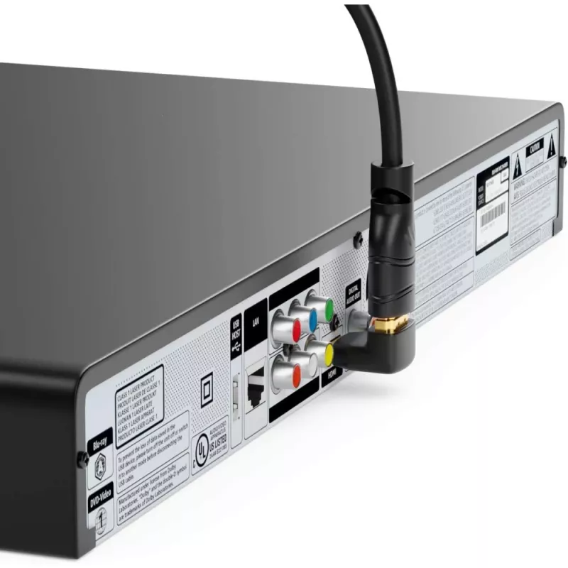 Techly HDMI Adapter M / F Angled L IADAP HDMI-L, HDMI, HDMI, Black