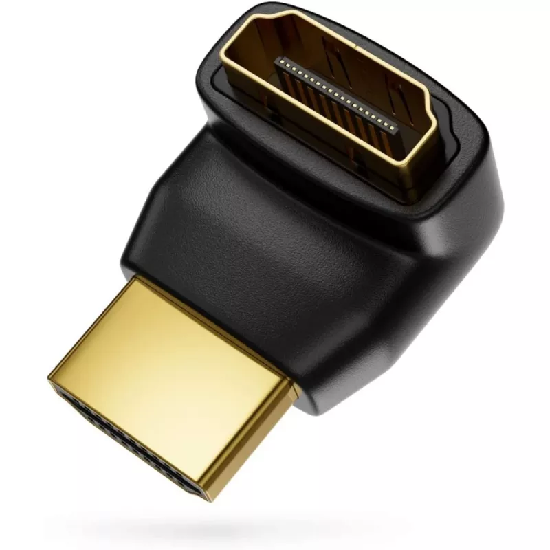 Techly HDMI Adapter M / F Angled L IADAP HDMI-L, HDMI, HDMI, Black