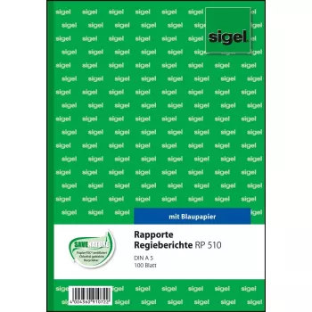 Business form Sigel RP510 Green A5 100 sheets