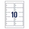 Non-adhesive printer label Avery T1001-10 White 9x5 cm 100 pcs