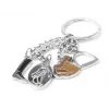 Keyring TROIKA KR13-17/CH Black Brown Silver 46mm 4mm 40g