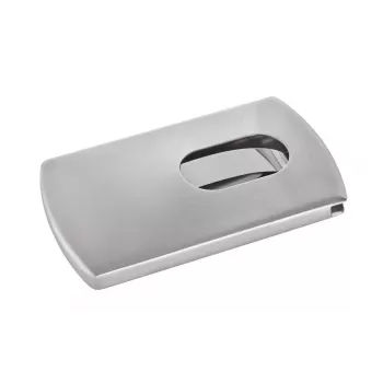 Business Card Holder Sigel VZ120 Stainless Steel Silver