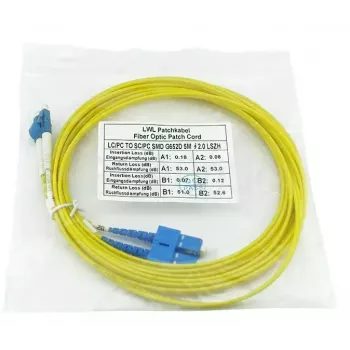 BlueOptics CAB-SMF-LC-SC-1 InfiniBand fibre optic cable 1 m LC/UPC SC/UPC