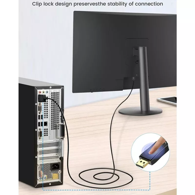 Techly Monitor Displayport to DVI Cable 3 m ICOC DSP-C-030, 3 m, DVI-D, DisplayPort, Male, Male, 1920 x 1080 (HD 1080)