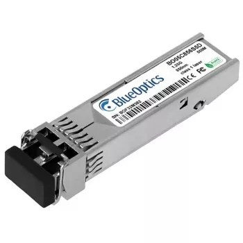 Fiber optic SFP transceiver BlueOptics J4858D-BO, 1250 Mbit/s, 850 nm, silver