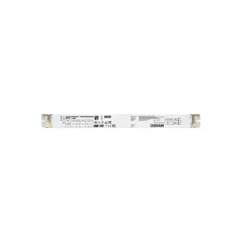 Electronic ballast Osram QTP5 1X80, lifetime 100000 h, AC 198–264 V, 50/60 Hz, 40 A, -20–50 °C, 360×30×21 mm