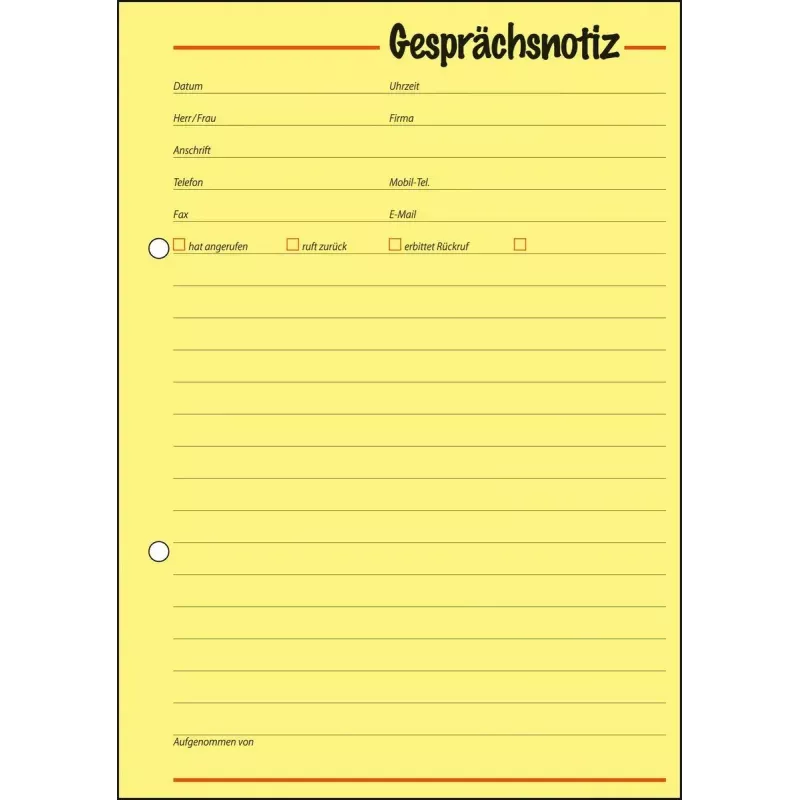 Business form Sigel GE513 A5 Green 50 sheets