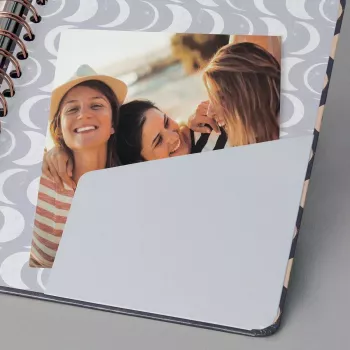 Writing Notebook Sigel JN625 A5 240 Sheets Beige Black