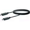 USB Cable Schwaiger LK 101 C USB 3.2 Gen 2 1 m Black