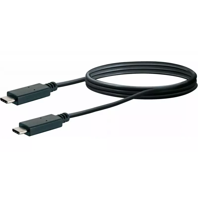 USB Cable Schwaiger LK 101 C USB 3.2 Gen 2 1 m Black