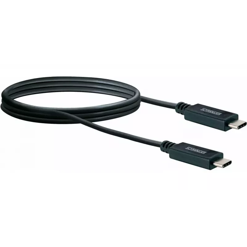 USB Cable Schwaiger LK 101 C USB 3.2 Gen 2 1 m Black