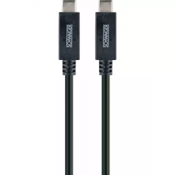 USB Cable Schwaiger LK 101 C USB 3.2 Gen 2 1 m Black
