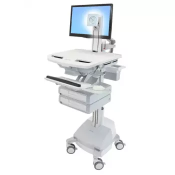Multimedia cart Ergotron StyleView Aluminium Grey White
