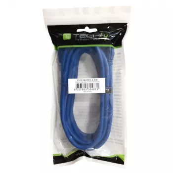 Techly USB 3.0 Superspeed Cable A / Micro B 3m Blue ICOC MUSB3-A-030