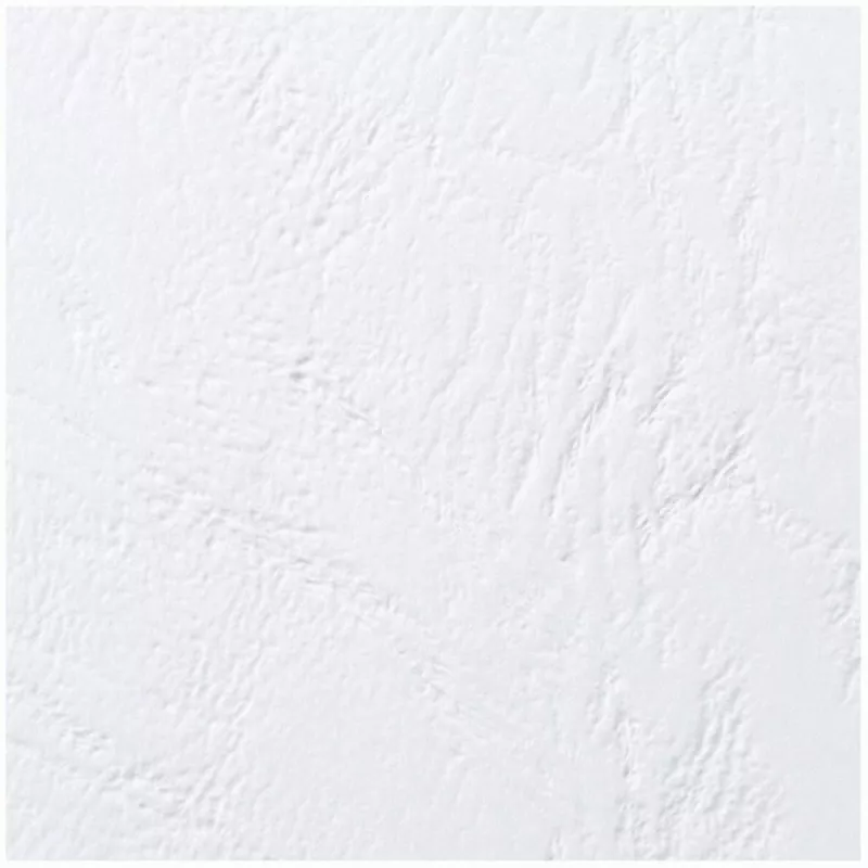 GBC Binding Covers LeatherGrain A4 250gsm, A4, Carton, White, 250 g/m², 210 mm, 298 mm