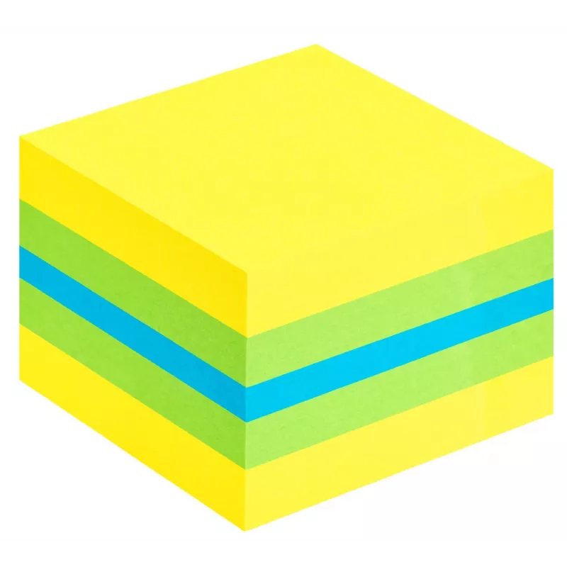 3M Post-it 2051L note paper Square Blue, Green, Turquoise, Yellow 400 sheets Self-adhesive