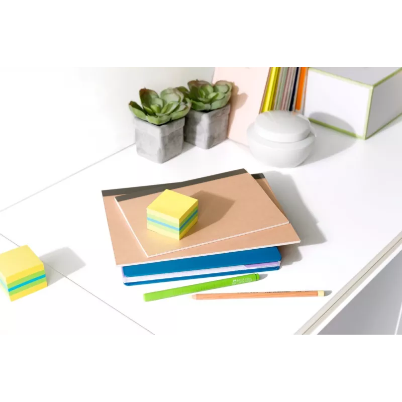 3M Post-it 2051L note paper Square Blue, Green, Turquoise, Yellow 400 sheets Self-adhesive