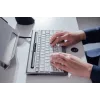 BakkerElkhuizen S-board 840 UK Qwerty, Tenkeyless (80 - 87%), Wired, USB, Scissor key switch, QWERTY, Light grey, White