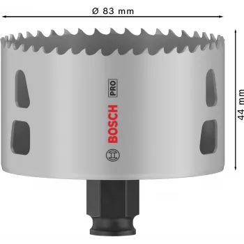 Hole Saw Bosch PRO Multi Material PC Plus 44/83 mm for Drill