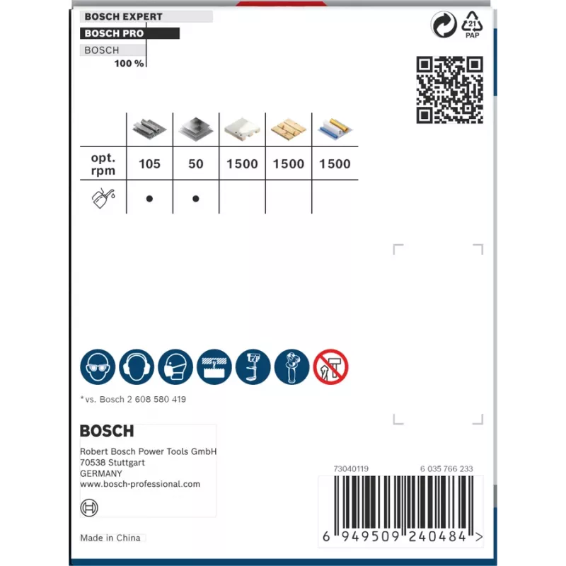 Hole Saw Bosch PRO Multi Material PC Plus 44/83 mm for Drill