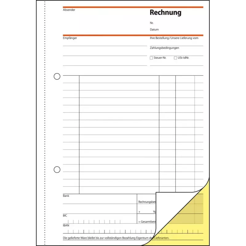 Business form Sigel SD031 Green A5 80 sheets