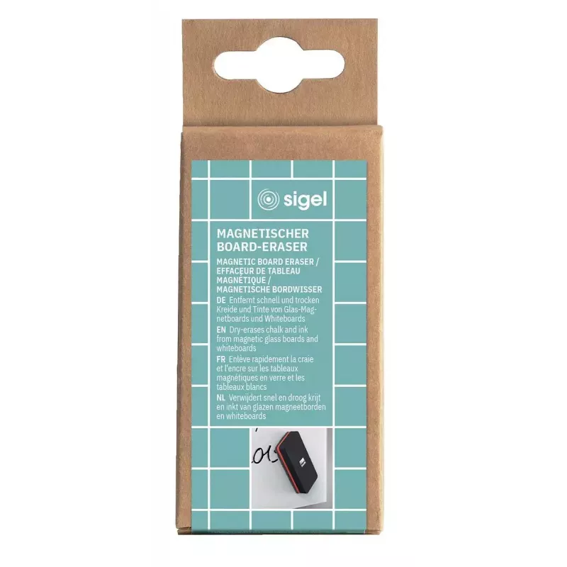 Eraser Sigel BA187 EVA Fleece Black Red 90x45x26mm