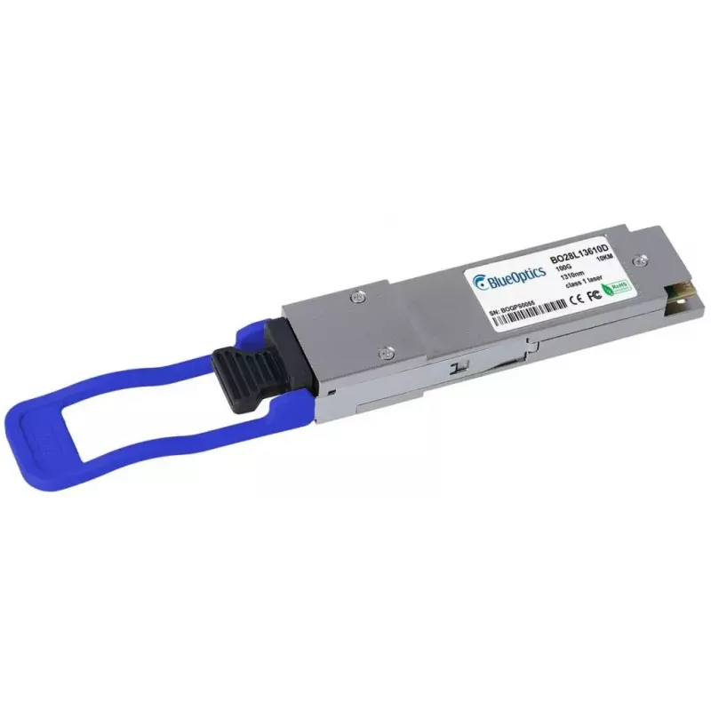 Fiber optic transceiver module BlueOptics 100GQSFP-LR4-4= with QSFP28 interface