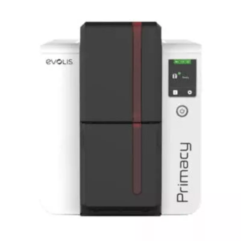 Card printer Evolis Primacy 2 USB Ethernet 300 dpi — single- or dual-sided PVC card printing