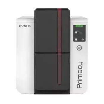 Card printer Evolis Primacy 2 USB Ethernet 300 dpi — single- or dual-sided PVC card printing