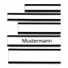 Nameplate Rectangle Franken C114