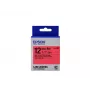 Epson Label Cartridge Pastel LK-4RBP Black/Red 12mm (9m)