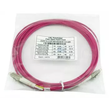 Fibre optic cable BlueOptics CBL-LC-OM4-3M 3m LC to LC 50µm
